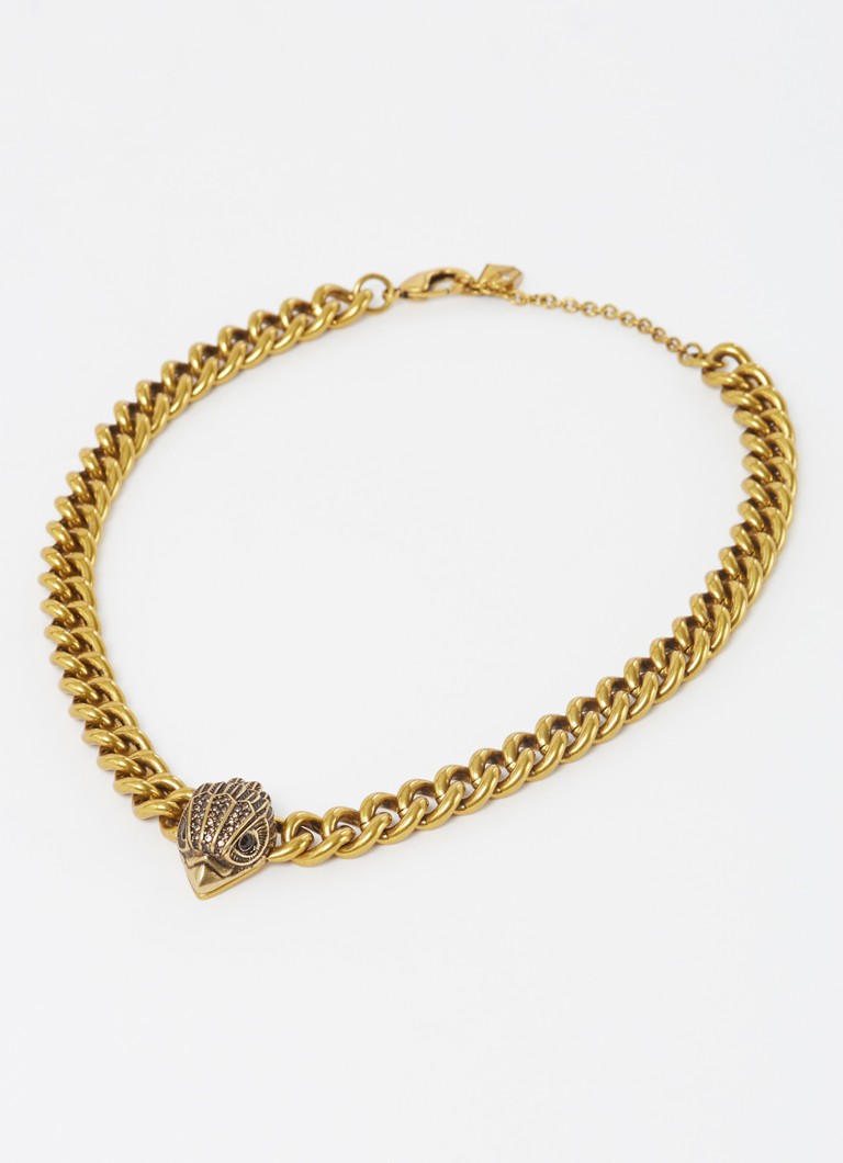 Collana a maglie a forma di aquila di Kurt Geiger con zirconi cubici