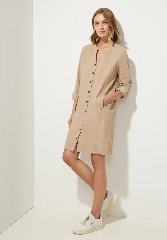 Street One Cordkleid mit Knopfleiste