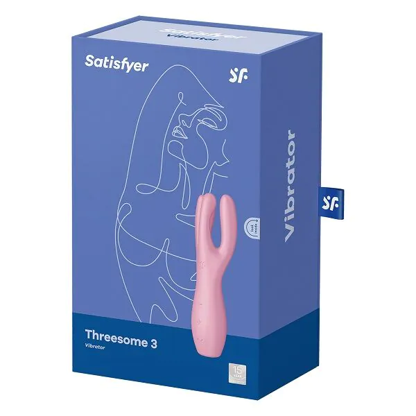 Satisfyer Massager Trekant 3 Pink Storbritannien