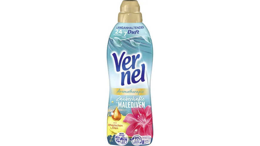 Vernel Weichspüler Aromatherapie Zauberhafte Malediven 37 WL 814 ml