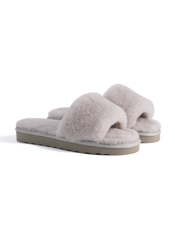 Aus Wooli Slipper Rosebay in Light Grey günstig kaufen