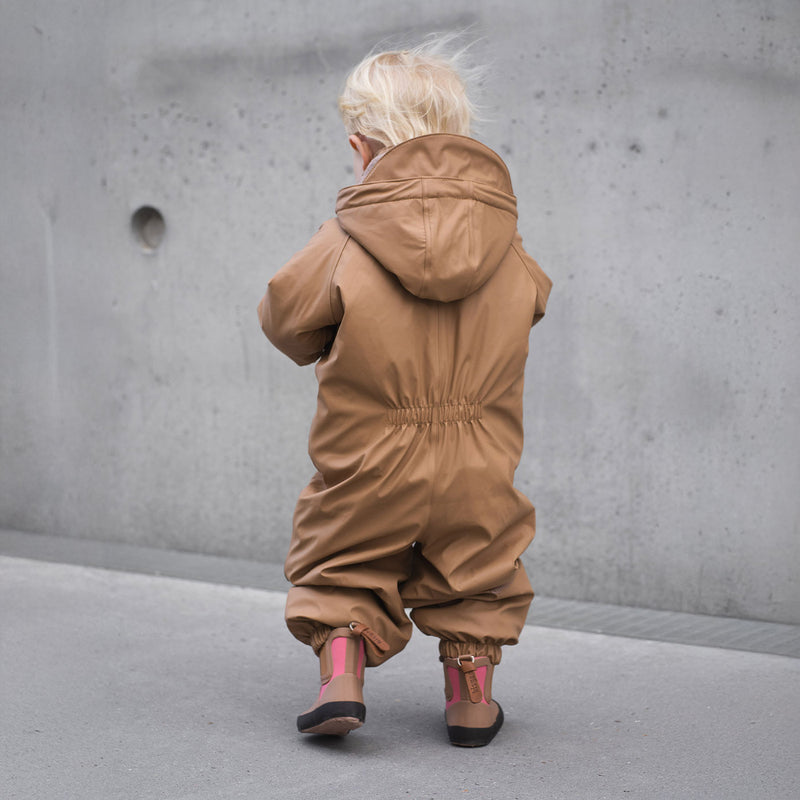 aarhus rain suit caramel - Braun