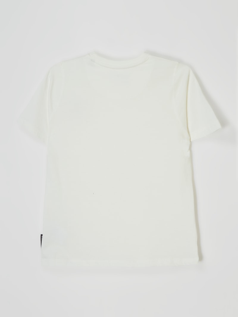 T-Shirt aus Bio-Baumwolle in ecru