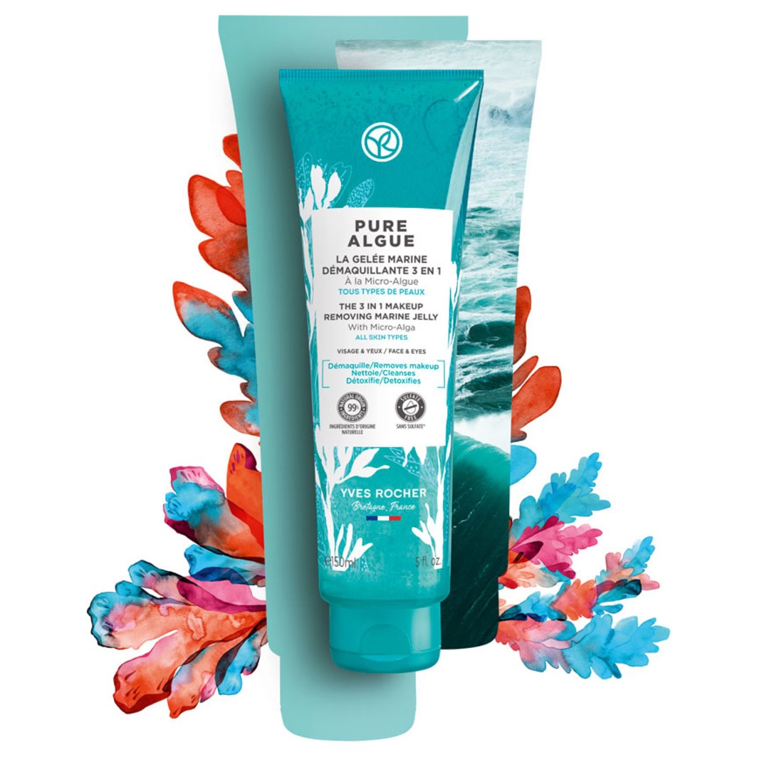 Pure Algue 3 in 1 Marine Make-up Entferner Jelly