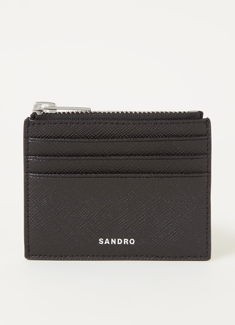 Porte-cartes en cuir Sandro