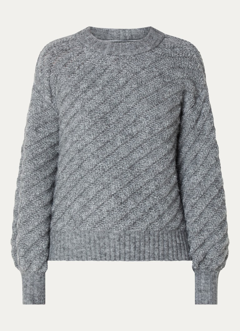 Sweter Jaycie z grubej dzianiny z bufiastymi rękawami od MSCH Copenhagen.