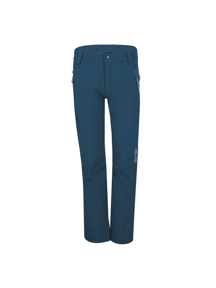 Trollkids Softshellhose Fjell in mystic blue günstig kaufen