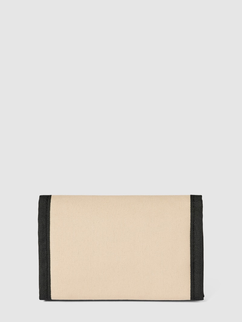 Portemonnaie mit Label-Patch in sand