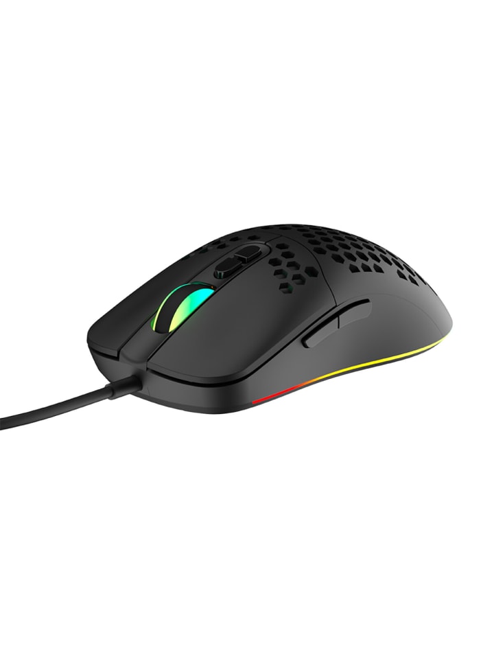 COFI 1453 Qware San Diego Maus – Gaming Maus mit USB-Anschluss & in Schwarz günstig kaufen onesize