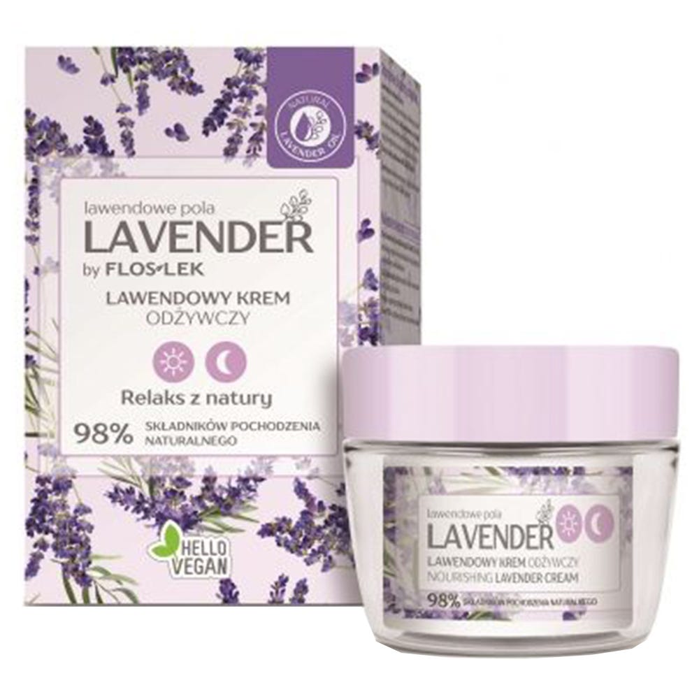 FLOSLEK Lavender-Pflegende Creme für Tag und Nacht 50 ml