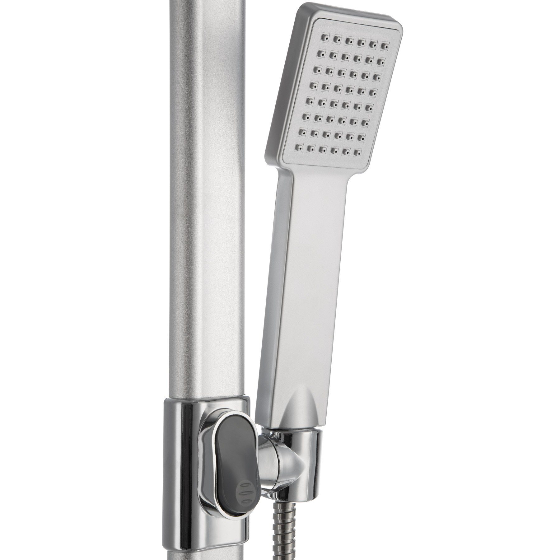 tectake Duscharmatur Duschsystem Regendusche mit Handbrause und