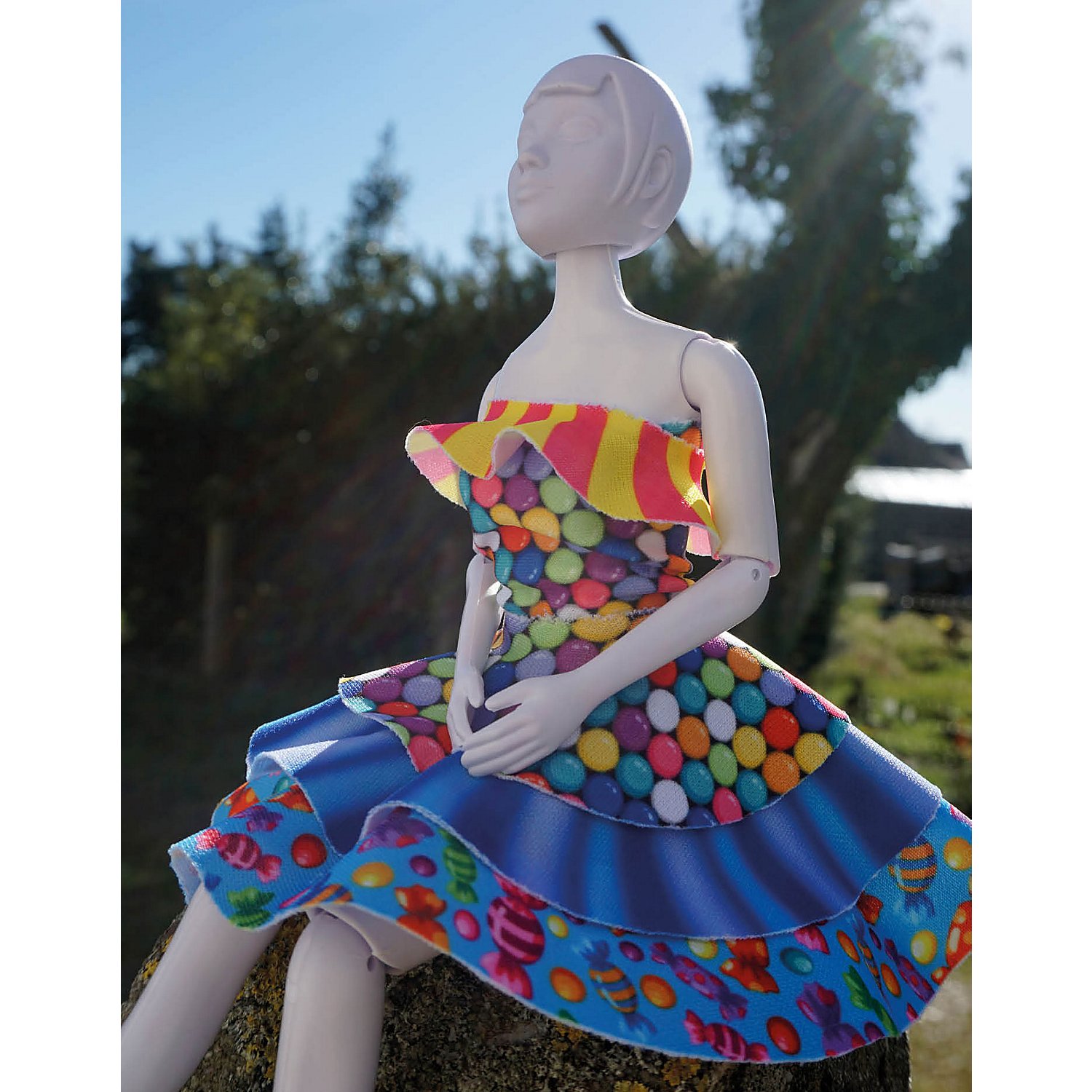Nähset Puppenkleid 