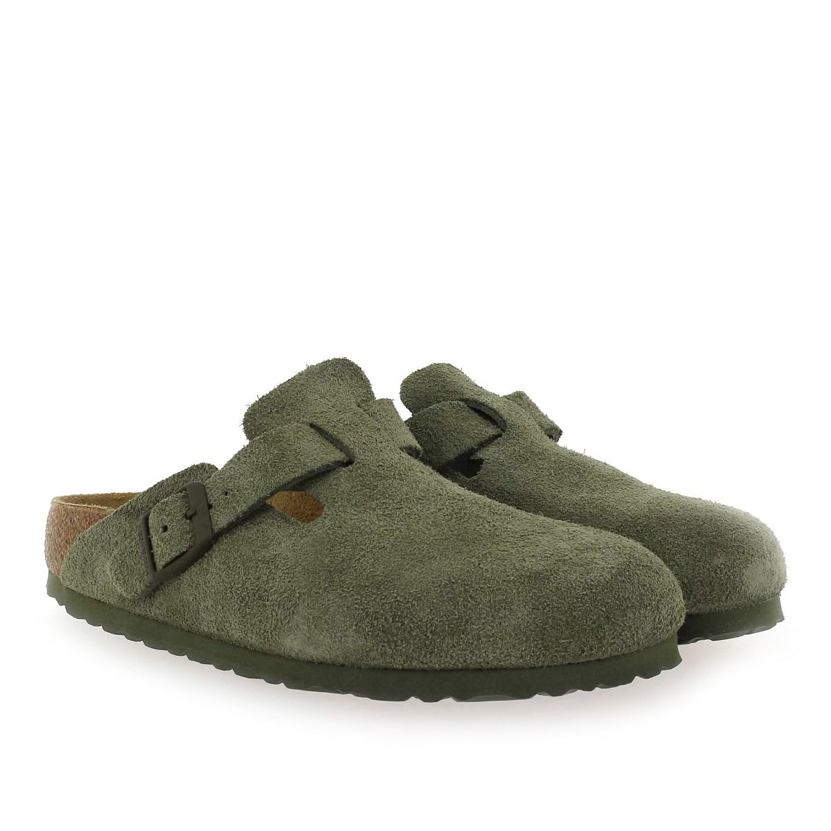 Birkenstock  BOSTON SUEDE - Kaki