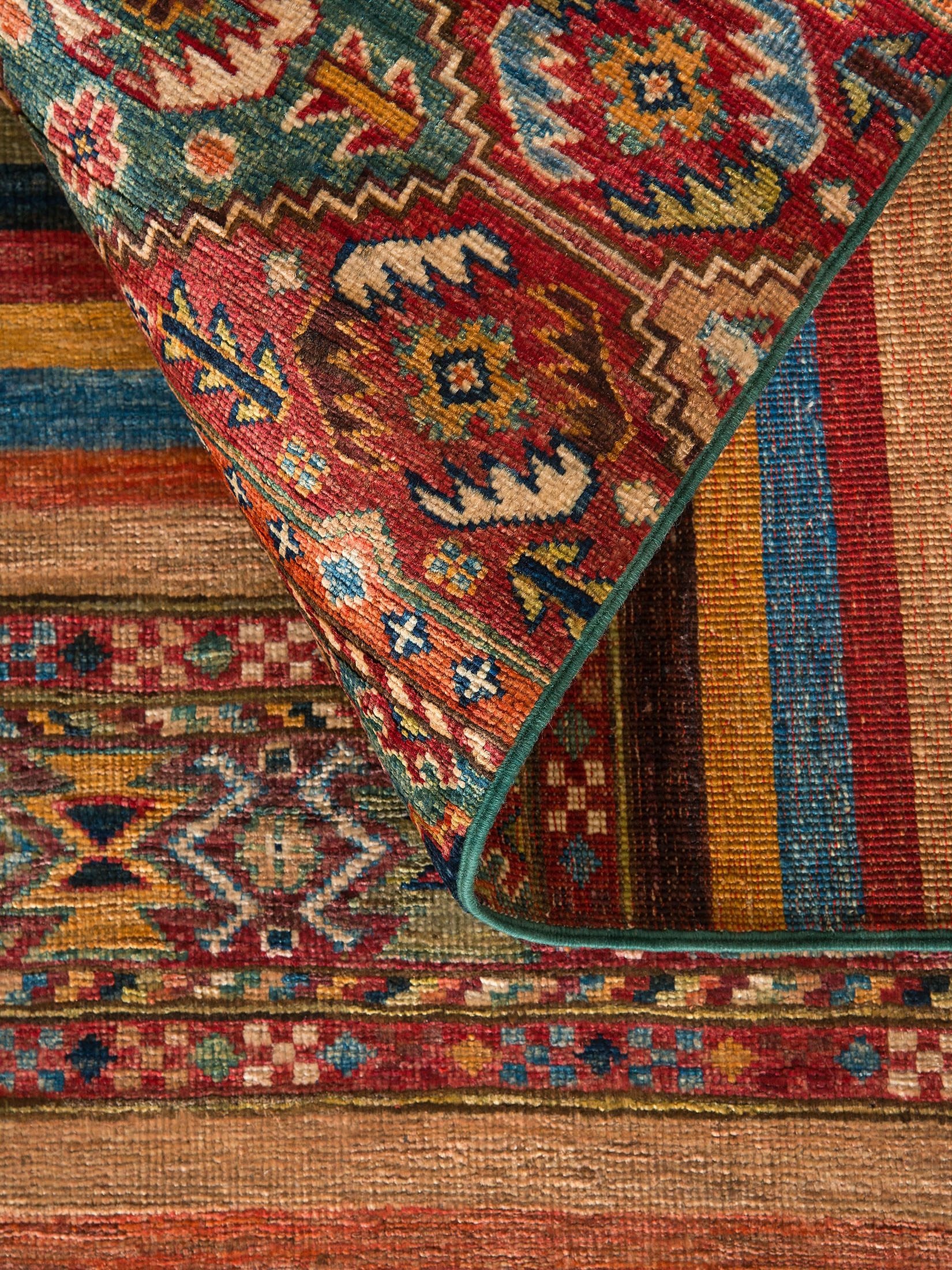 Chobi Schal ca. 173 x 232 cm, Unikat / Einzelstück