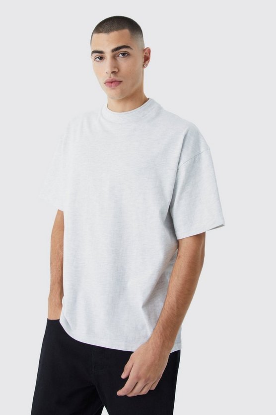 Oversize T-Shirt mit Text-Print
