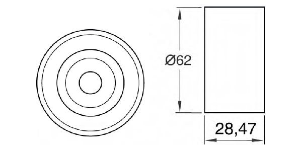 SNR Umlenkrolle Toyota GE369.19 - ATU