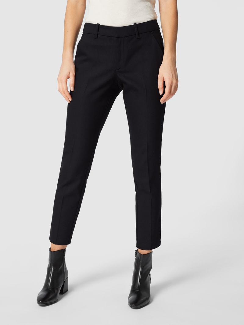 Slim Fit Chino mit Stretch-Anteil in schwarz