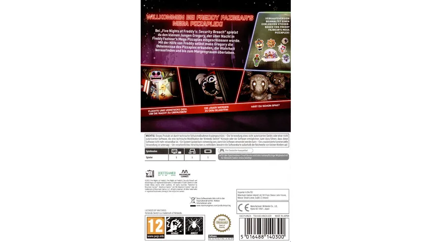 Five Nights at Freddys - Security Breach