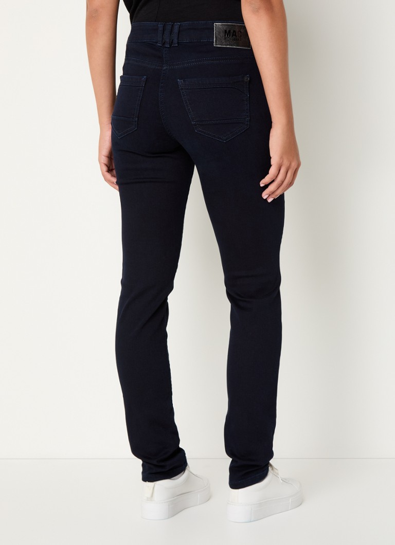 Blugi skinny MAC Rich High Waist în nuanță închisă