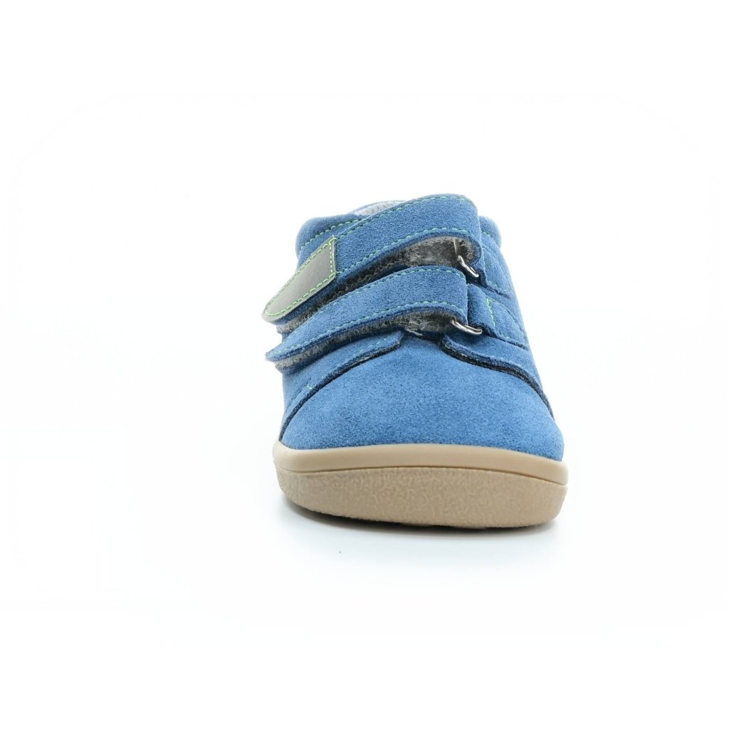 Beda Mateo mit Membran (BF 0001/W/M/FW) blaue Barfuß-Stiefeletten