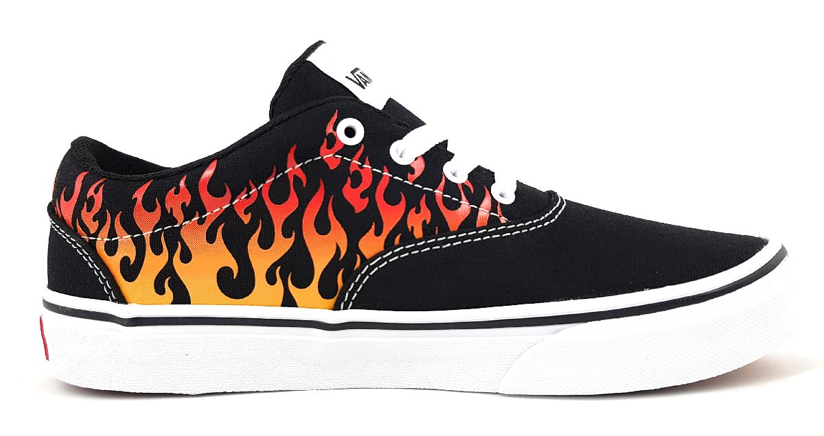 Vans Doheny VN0A5JM4BA21 Schwarz black flame/ white