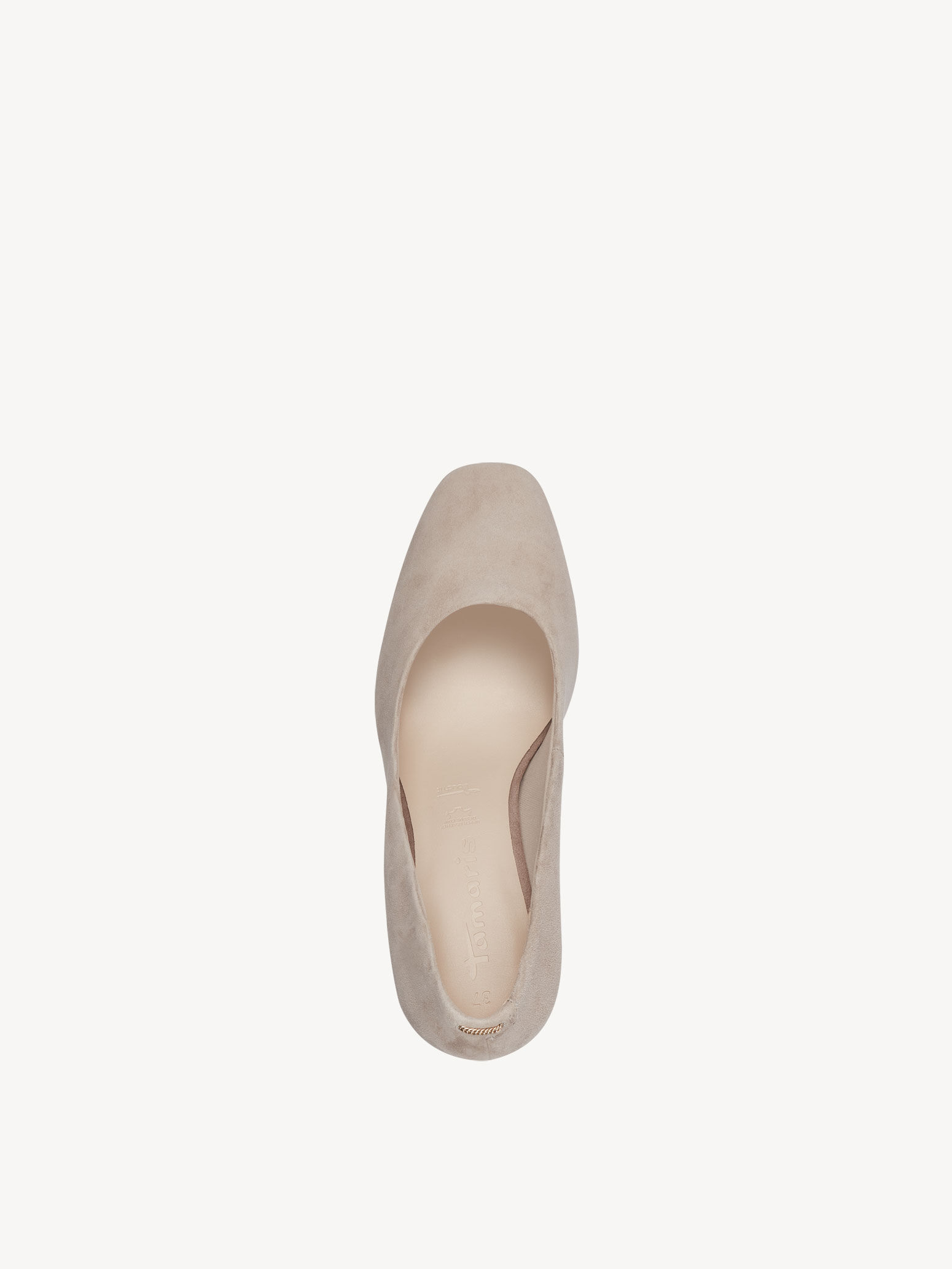 Escarpin en cuir - beige