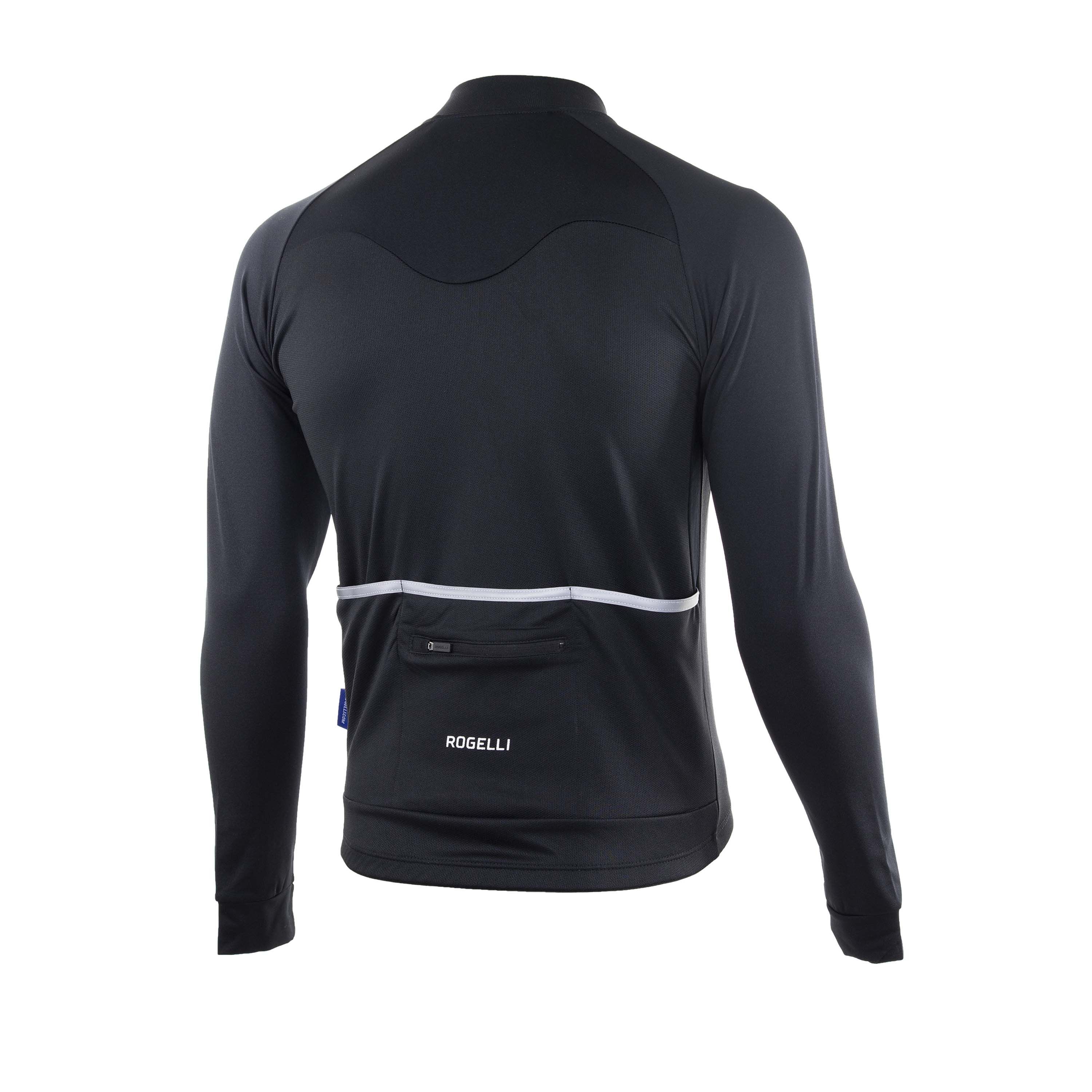 Rogelli Caluso 2.0 Black Herren Langarm-Radtrikot