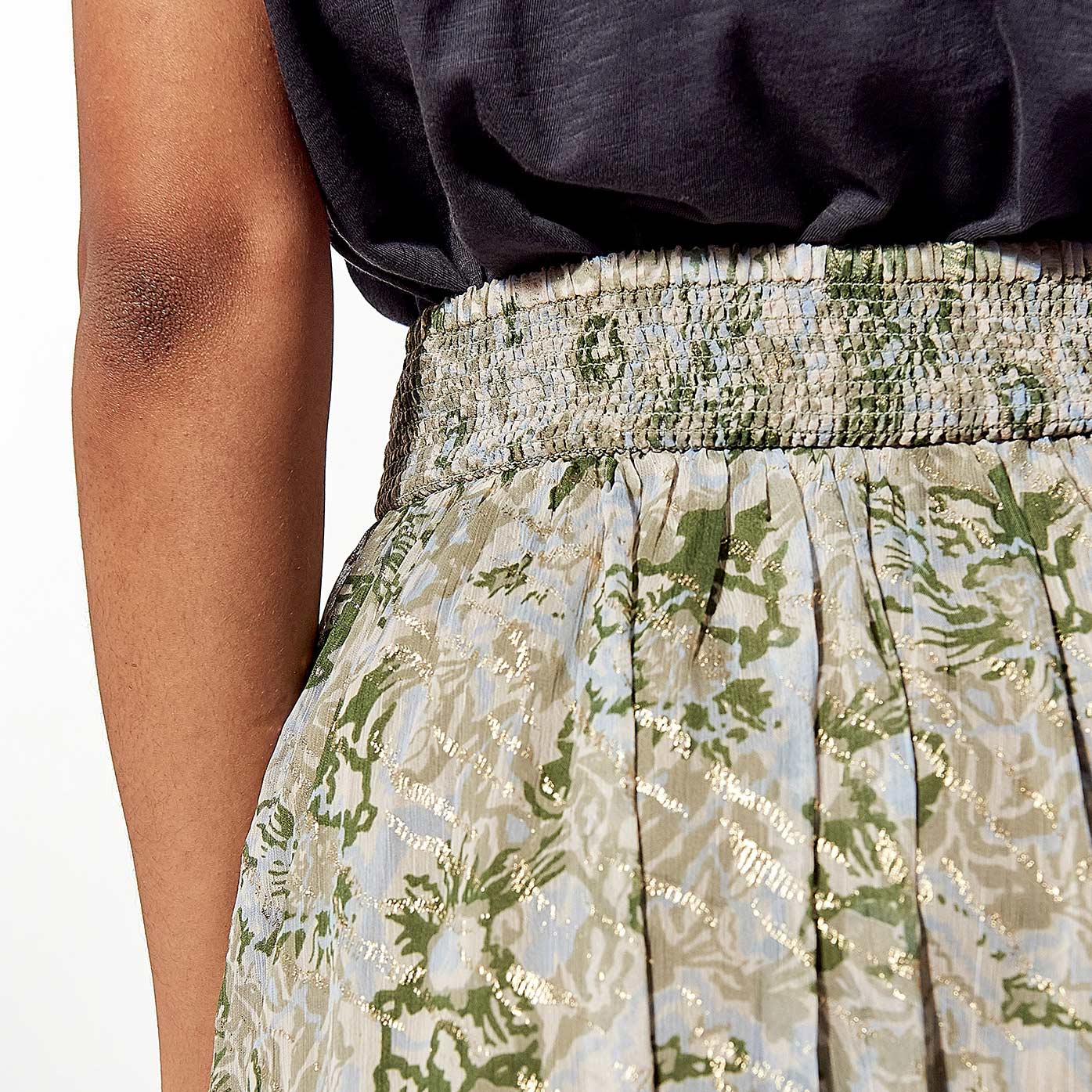 BISHO  Jupe longue fleurie Femme