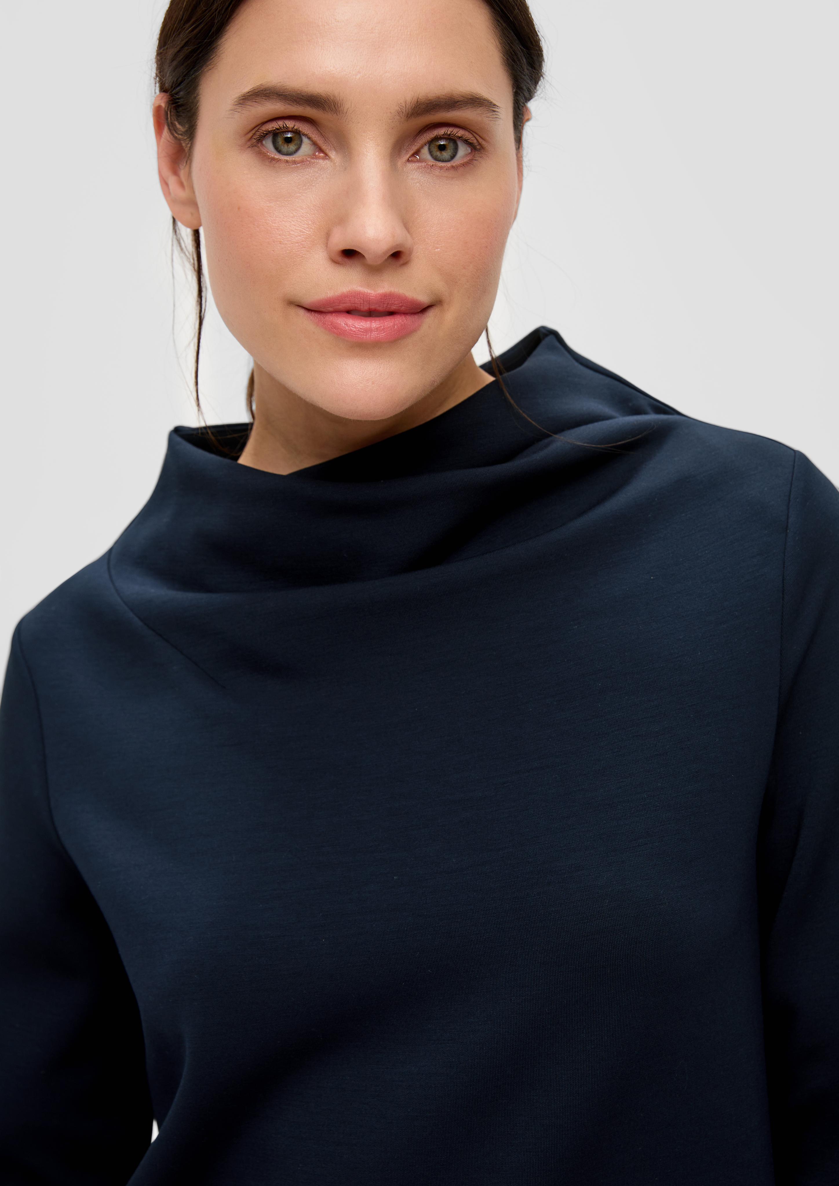 Sweatshirt mit Wasserfall-Kragen  2158165-5959