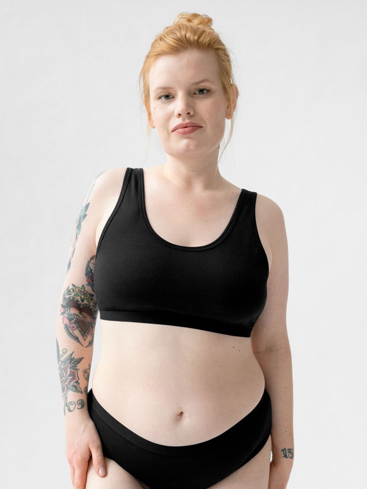 Erlich Textil  Bustier VERA in schwarz günstig kaufen