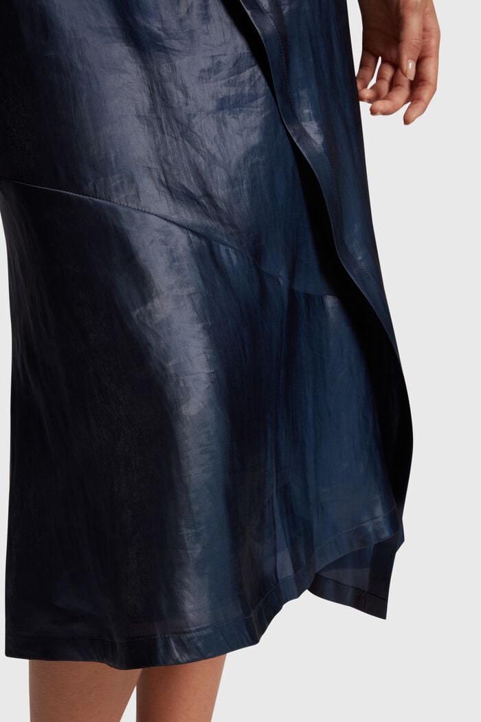 Midirock im Metallic-Look