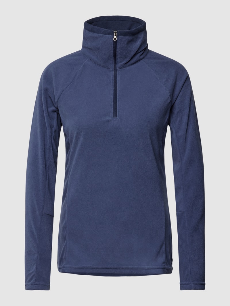 Sweatshirt aus Fleece mit Stehkragen Modell 'GLACIAL™ IV 1/2 ZIP' in dunkelblau