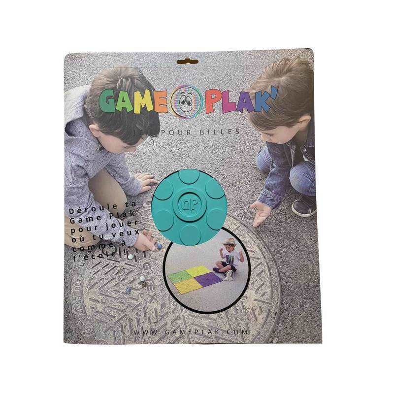 Tapis de jeu pour billes vert d'eau Gameplak