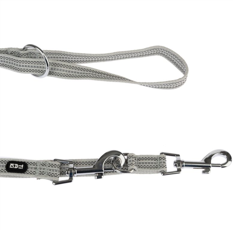 TIAKI Hundeleine Reflective Rubber, grau zu TOP-Preisen | bitiba