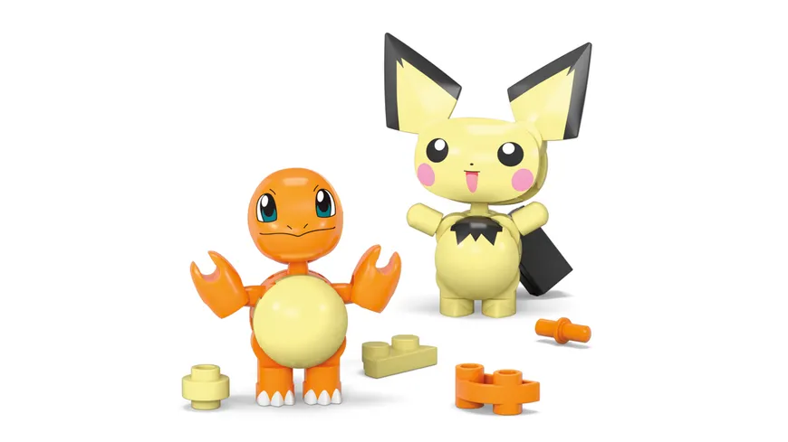 MEGA Pokémon POKÉ BALL COLL. (COLL. OF 3) - CHARMANDER AND PICHU (OS)