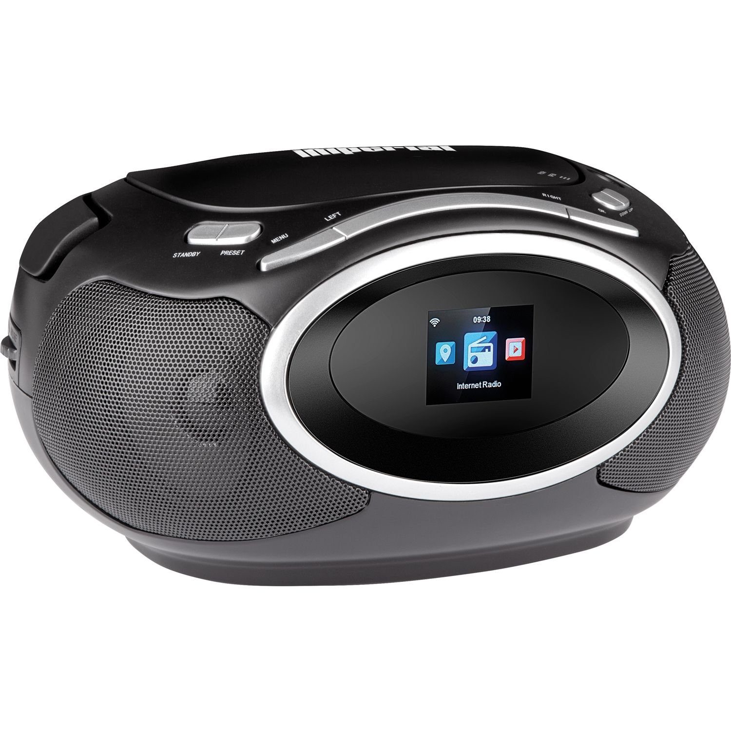 IMPERIAL by TELESTAR DABMAN PBB 3 tragbare Boombox DAB+ FM Bluetooth CD-Player Digitalradio (DAB) (Internet-, DAB+ & UKW/FM-Radio, 2 W, Musikwiedergabe über Bluetooth, inkl. Fernbedienung)