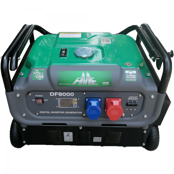 kipor FME DF-8000 Inverter Generator mit 230V & 400V - DualFuel - Benzin o. LPG