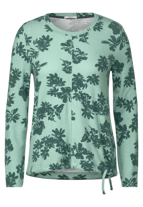 CECIL Shirt mit Blumenmuster