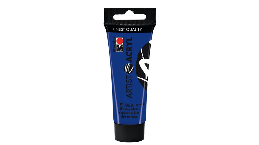 Marabu Artist Acryl, Ultramarinblau 958, 22 ml 22 ml
