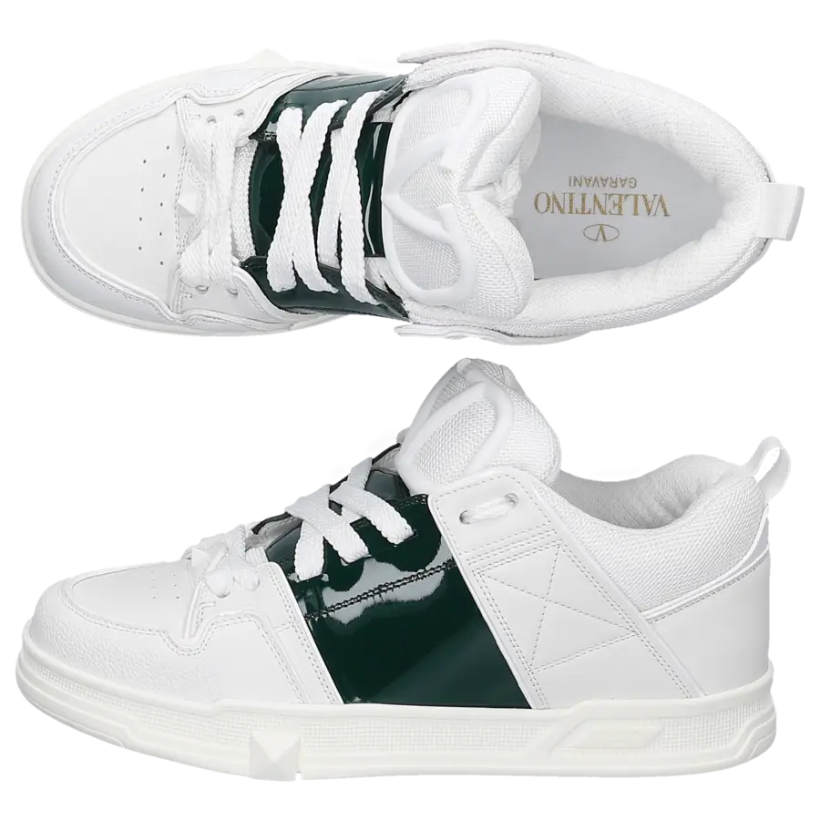 Valentino Garavani - Sneaker low OPEN SKATE Kalbsleder - weiß