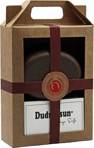 unicorn Geschenk-Set Seifendose & Dudu-Osun Pure Körperpflegeset