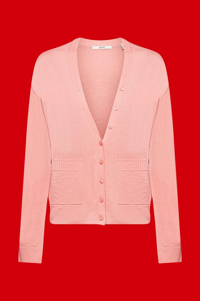 Leichter Cardigan mit Leinen