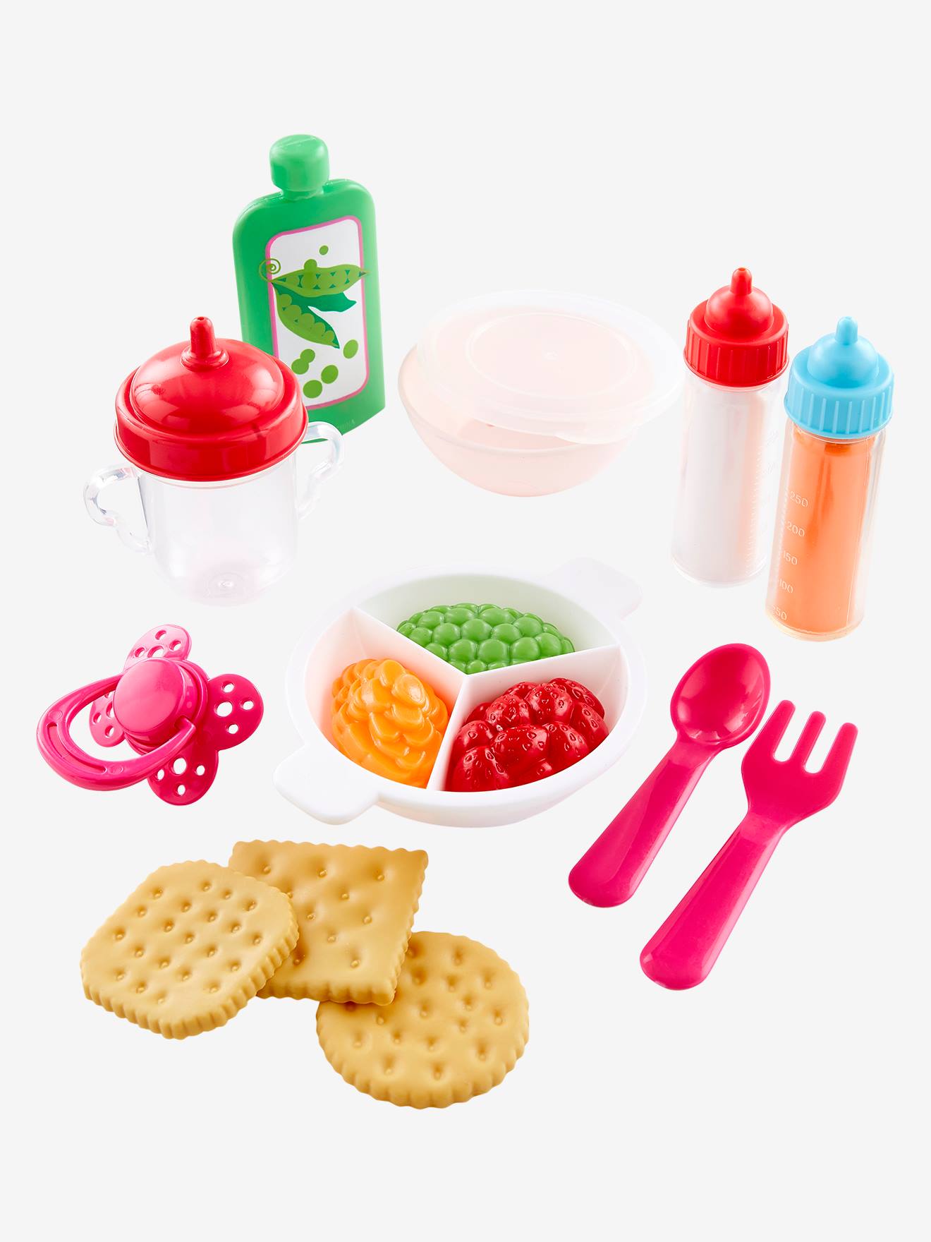 Petit coffret repas poupon multicolore