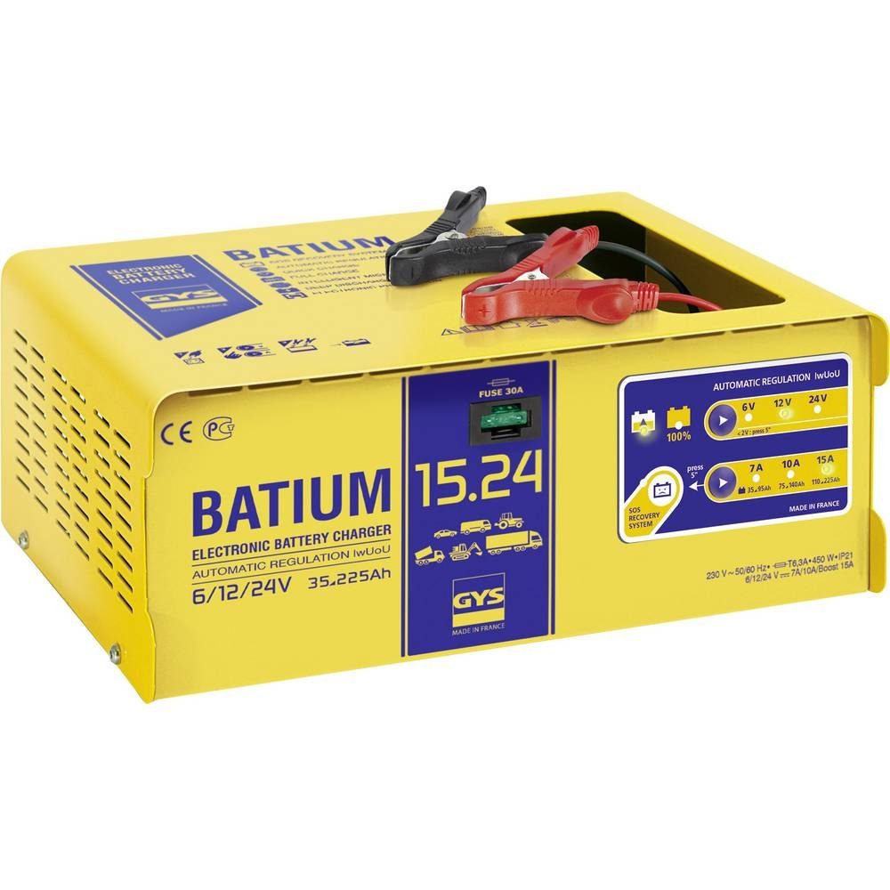 GYS Automatikladegerät BATIUM 6/12/24 V Autobatterie-Ladegerät (Auffrischen, Regenerieren)
