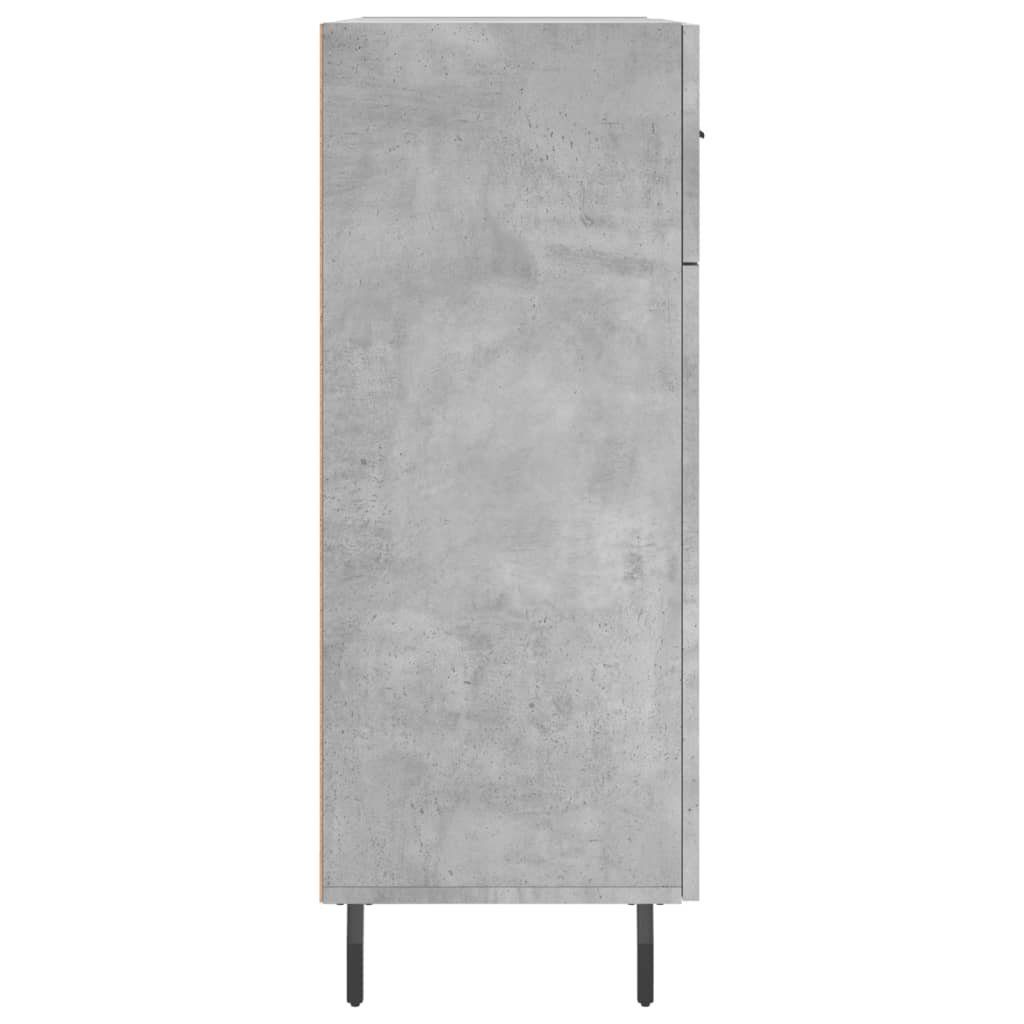 vidaXL Sideboard Sideboard Betongrau 69,5x34x90 cm Holzwerkstoff (1 St)
