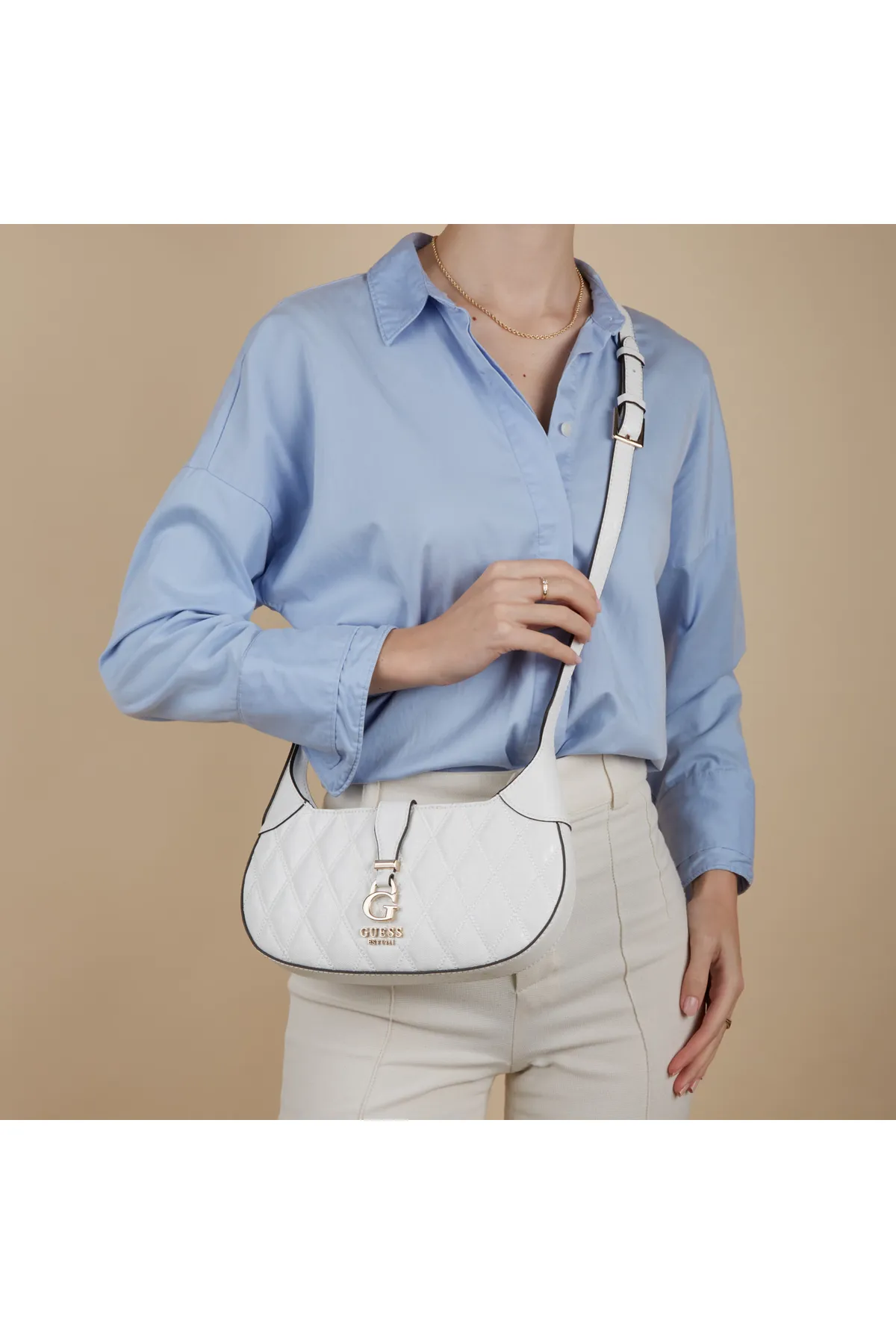 Guess  Adi Damen Umhängetasche Weiß Hwgg93-6120-whi