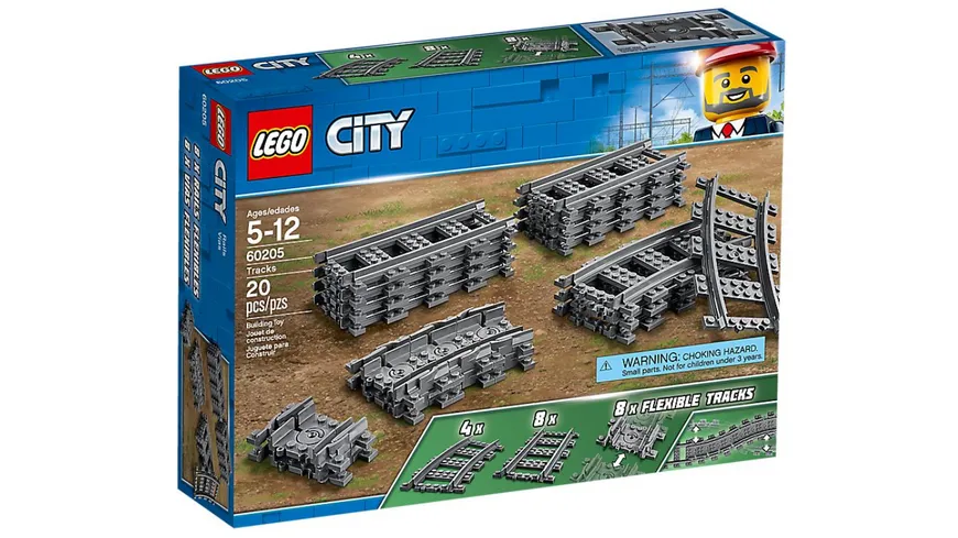LEGO City 60205 Schienen