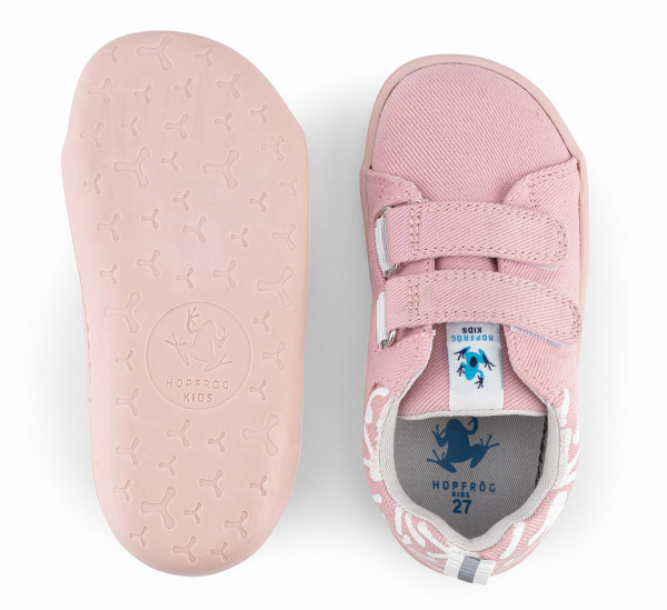 HopFrög ~ Smart Walker Canvas Sneaker ~ Eco Pink