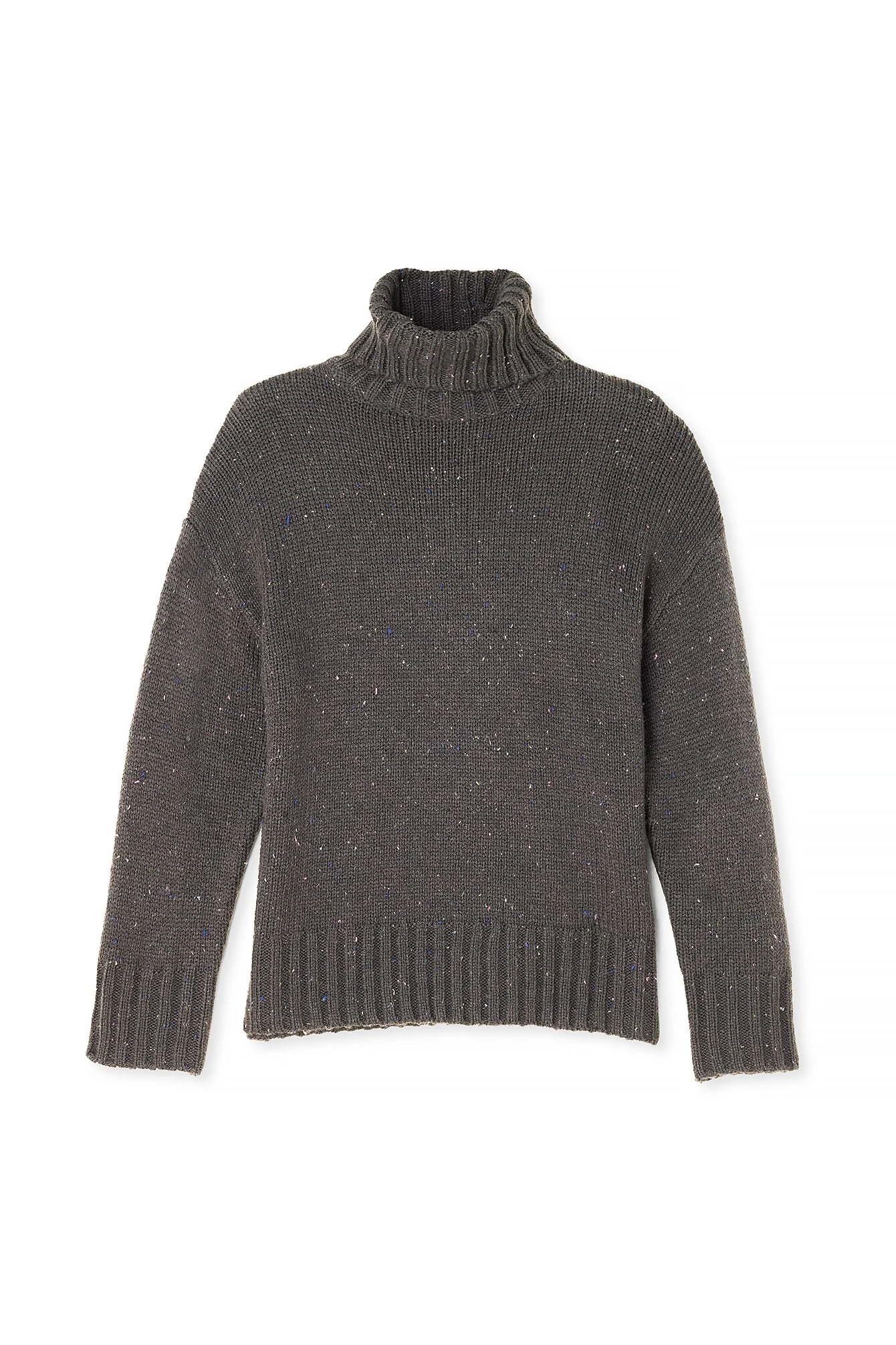 Strickpullover mit Rollkragen