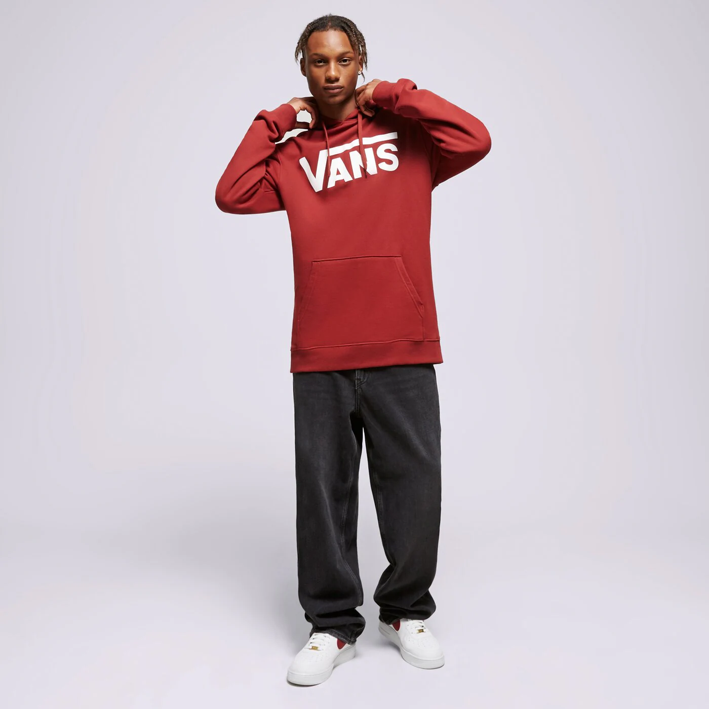 VANS HOODIE MN VANS CLASSIC PO HOODIE Dunkelrot